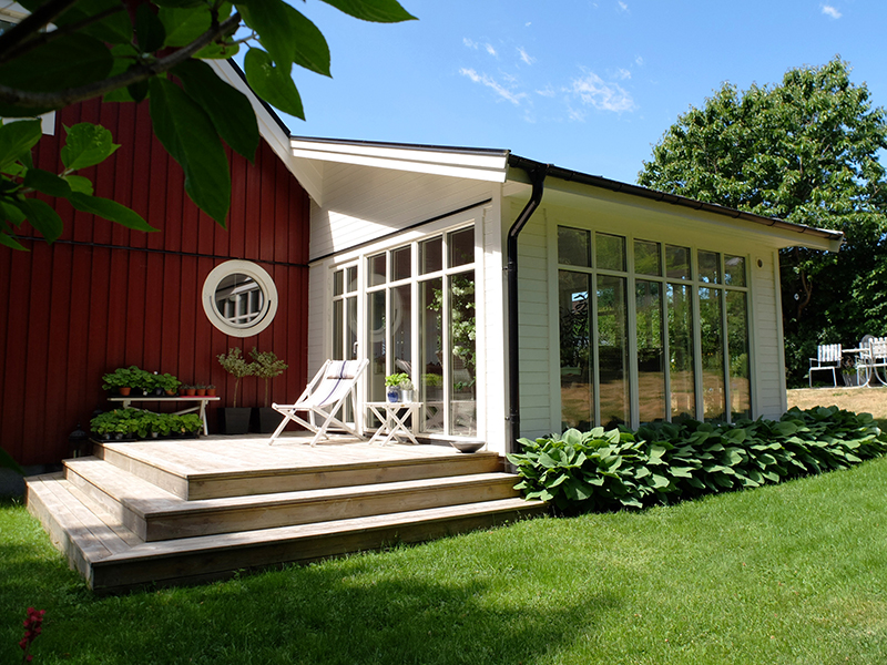 Bygga Uterum & Inglasad Veranda