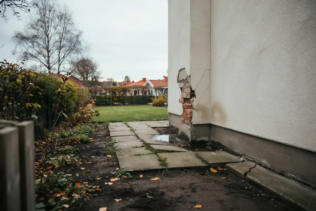 s ttningsskador i husgrunden s uppt cker du problemen i tid och planerar r tt tg rd