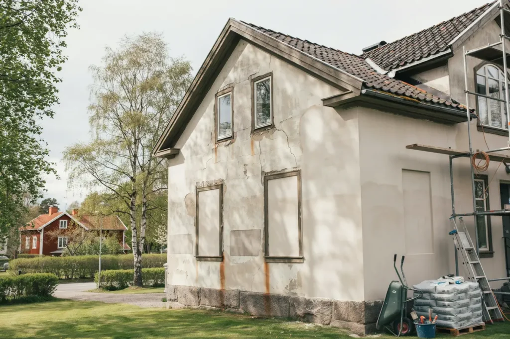 fasadbyte eller renovera putsfasaden s v ljer du r tt l sning f r husets skick och budget